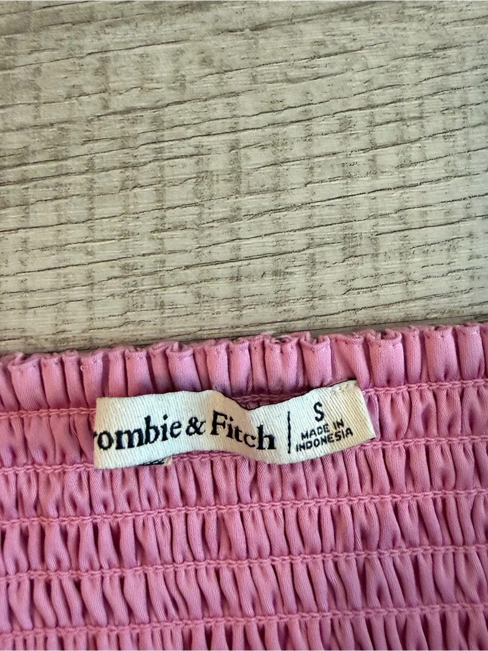 Abercrombie & Fitch Pink Removable Strap Blouse